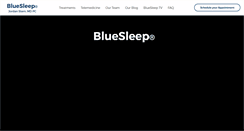 Desktop Screenshot of bluesleep.com